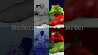 Before or After..?? #shorts #hulk