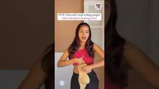 That feeling of going braless is wonderful.. and😋 #popxo #bra #trending #viral #relatable #girly