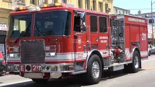 LAFD Engine 211 Responding