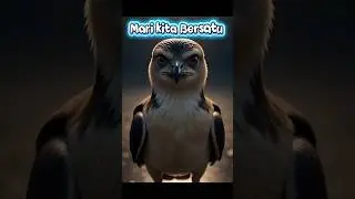 &ldquo;Burung Kecil & Menara Awan&rdquo;Gaya:Anime kartun satir ringan &middot; metafora &middot; #bencanaalam #viral #fyp