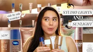THE BEST BRONZING PRODUCTS FOR SUMMER | SWATCHES & COMPARISONS #ELF #L&rsquo;OrealGlotion #soldejaneiro