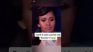 CARDI B CALLS OUT HER OLD TEACHER (Fake) #shorts