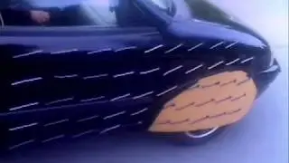 Tuft testing front wheel skirts - Geo Metro