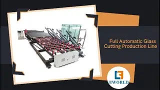 CNC glass cutting production line from the Russian customer feedback video