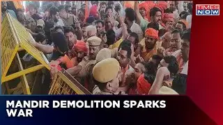 Alwar Temple Demolition | VHP, BJP Take Out 'Aakrosh Rally', Demand Reconstruction At Same Site