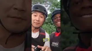 ISHOWSPEED MEETS SHANG CHI ACTOR SIMU LIU 😱