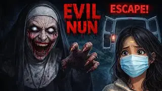 EVIL NUN VAN ESCAPE 🚐 AT 2AM 😰 GONE WRONG 