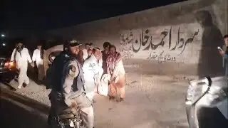 Suicide bombing near political rally in southwestern Pakistan kills 13 and wounds 30