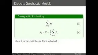 Deterministic vs. stochastic population dynamics (logistic model)