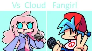 Friday Night Funkin' VS Cloud FULL WEEK + Cutscenes (FNF Mod) (Notice Me Senpai - Fangirl)