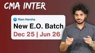CMA Inter Exam Oriented Classes | Regular Classes | Dec 2025 | June 2026 | Dec 2026