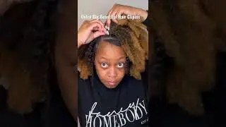 Watch me style these Clipins #outre #protectivehairstyles #shorts