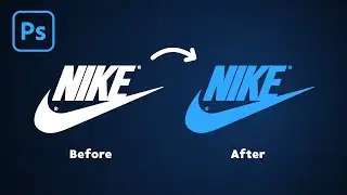 Как изменить цвет логотипа в Photoshop