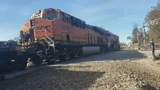 Back to Back Train Action in Temple Tx!!!!! (Police Encounter) Feat CSX