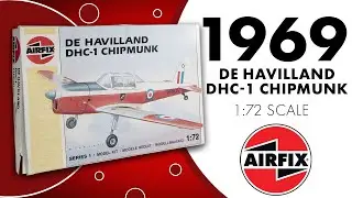 Airfix 1969 Retro Unboxing: De Havilland DHC-1 Chipmunk in 1:72 Scale