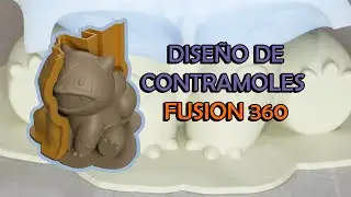 DISE&Ntilde;O DE CONTRA MOLDES CON MESHMIXER Y FUSION 360 || PARTE 2/2