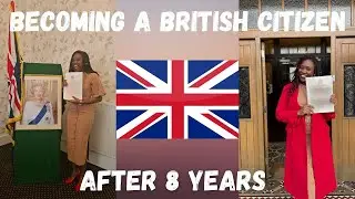 BECOMIMG A BRITISH CITIZEN 8 YEARS ON // BRITISH CITIZENSHIP CEREMONY- VLOG