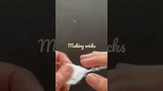 So easy to make wicks at home #wicks #homemade #shorts