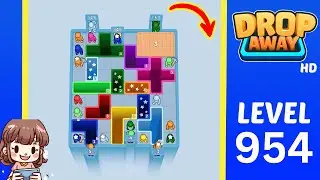 Drop Away Level 954 Solution Walkthrough