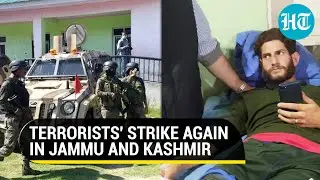 Watch: Days after civilian killings, terrorists attack police in J&K despite high security; 2 hurt