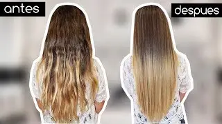 ¡CABELLO SANO SIN FRIZZ! (4 TRATAMIENTOS CASEROS PARA TENER PELO LISO sin PLANCHA ni CALOR)