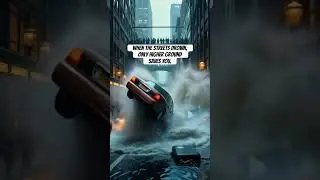 Flash Flood Submerges City Streets &ndash; Chaos Everywhere! 🌊🏙️ #ai #flood