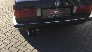 BMW e30 325i met Crooketuning rvs Uitlaat