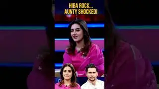 Hiba Rocked, Aunty Shocked!😂 - #hasnamanahai #hibabukhari #geonews #shorts