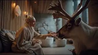 Reindeer Wellness Hotel | Festive Architecture for Rest & Care