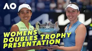 2026 Australian Open Womens Doubles Final trophy presentation | Wide World of Sports