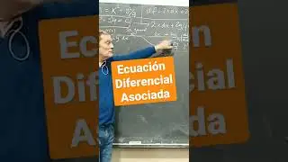 Ecuaci&oacute;n diferencial asociada a una familia de curvas #matematica6pi #matem&aacute;tica #calculo