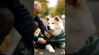 Elderly Hero Bravely Rescues Dog from Entangling Trash