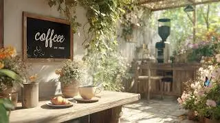 Spring Garden Cafe Jazz ☕| Soft Morning Music for Focus, Work & Relax