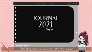 Digital journal template ~ journal with android 2021