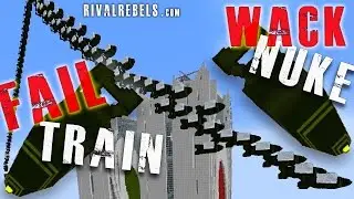 Fail Nuclear Train vs Wack Chicken Minecraft