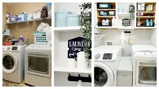 Before & After Laundry Room Makeover and Organization
