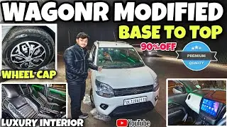 WAGON R MODIFIED BASE TO TOP✅ WAGONR MODIFICATIONS✅ MARUTI GENUINE ACCESSORIES ✅#maruti #automobile