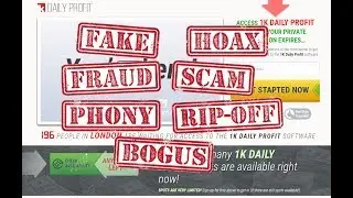 1K Daily Profits Review - Binary Options Robot Scam (Automated Trading)