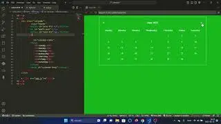 Build Online Calendar || using HTML CSS & JavaScript