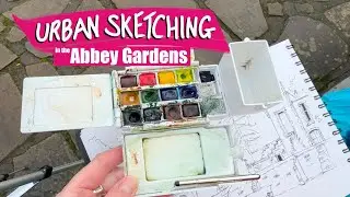 Urban Sketching with watercolour | Painting en plein air | pen and wash