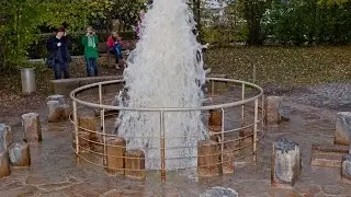 Wallenborn koudwater geiser / cold water geyser / brubbel / vulkaan eifel / Wallende Born