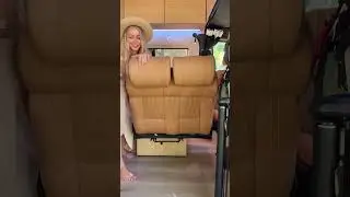 Campervan Seat That Transforms into a Bed