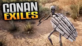 Conan Exiles Gameplay - Gaining Corruption & Battling Undead (How to Heal Corruption in Conan Exiles