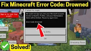 Fix Minecraft Error Code: Drowned