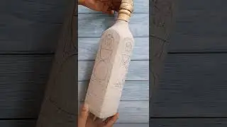 Jamini Roy Style Bottle Art | Bottle Painting | #shorts |  @artandcraftbasket