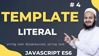 Template literals (Template strings) in Javascript | Javascript ES6 | Hindi | 2022
