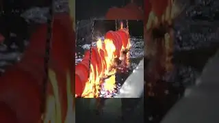 Industrial Steel Forging Red Hot Precision at Work! #machine #welding #precisionmachines  #factory