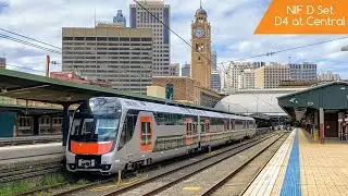 Sydney Trains Vlog 1760: NIF D Set D4 at Central