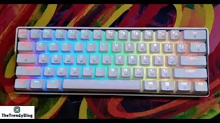 Kmove Snowfox DK61 Mechanical Keyboard Unboxing, Setup & Review!