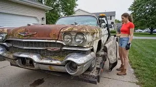 We Restored a Forgotten Cadillac DeVille 1959 from Extreme Rust | Total Cost $300